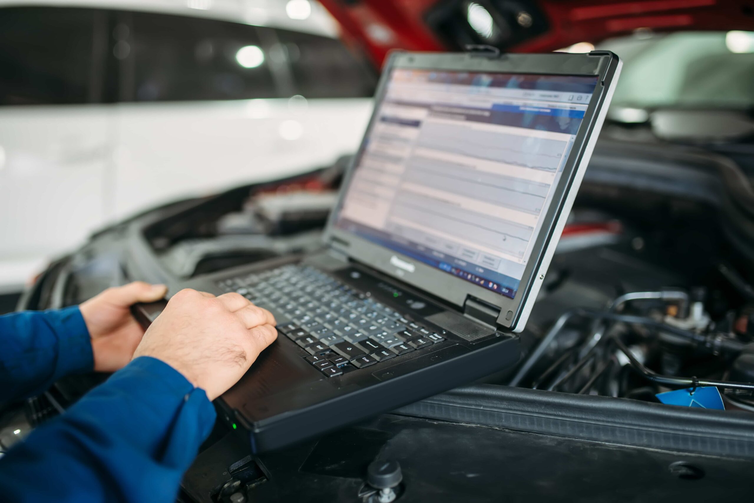 Computer Diagnostics in Car Auto Service